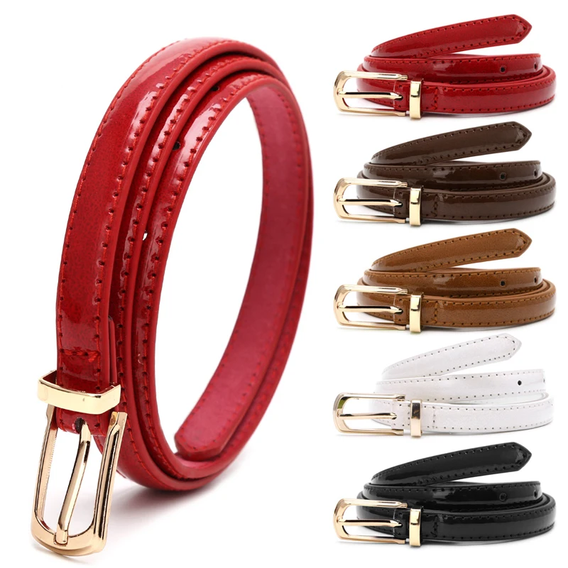 Female Straps Leather Belt Waistband Cummerbund For Apparel Accessories Candy Color Metal Buckle Thin Casual Belt For Women
Female Straps Leather Belt Waistband Cummerbund For Apparel Accessories Candy Color Metal Buckle Thin Casual Belt For Women