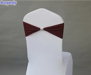 Burgandy colour Spandex chair sash wedding chair sashes with shiny belt buckle in the middle lycra stretch wedding chair sash
Burgandy colour Spandex chair sash wedding chair sashes with shiny belt buckle in the middle lycra stretch wedding chair sash