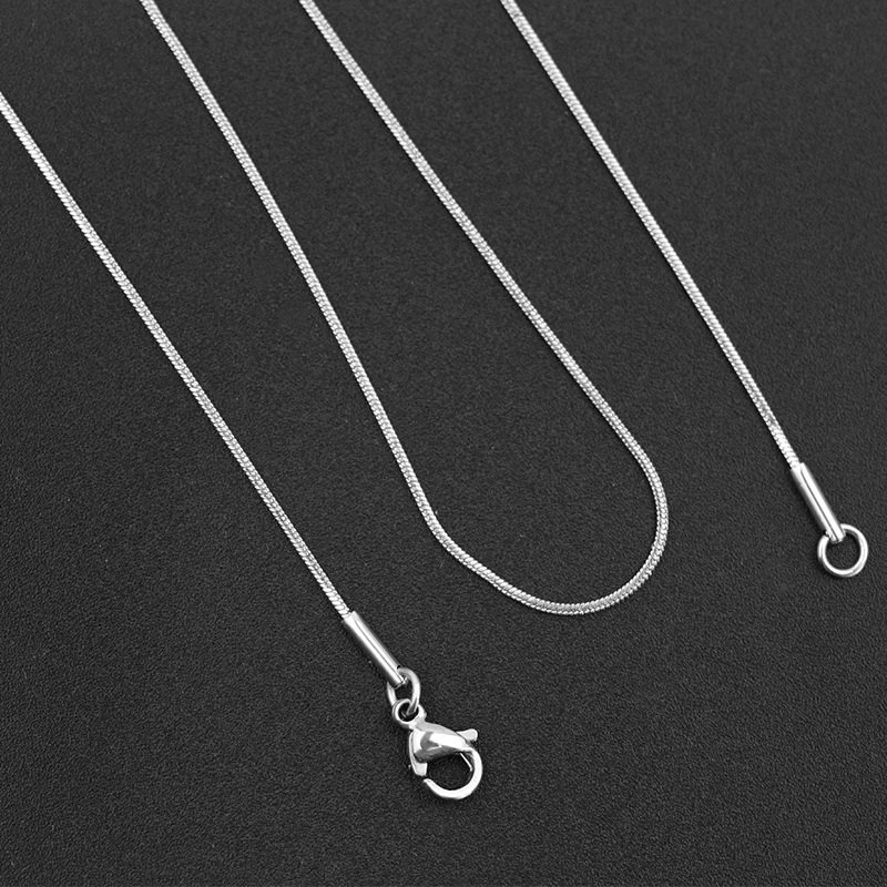 2pcs DIY Pure Stainless Steel Necklace 0.9MM Jewelry Chain Wholesale Finished Products
2pcs DIY Pure Stainless Steel Necklace 0.9MM Jewelry Chain Wholesale Finished Products