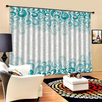 Luxury Blackout 3D Window Curtains For Living Room Bedroom Customized size green curtains parten curtain
Luxury Blackout 3D Window Curtains For Living Room Bedroom Customized size green curtains parten curtain