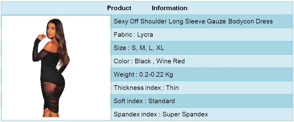 product information