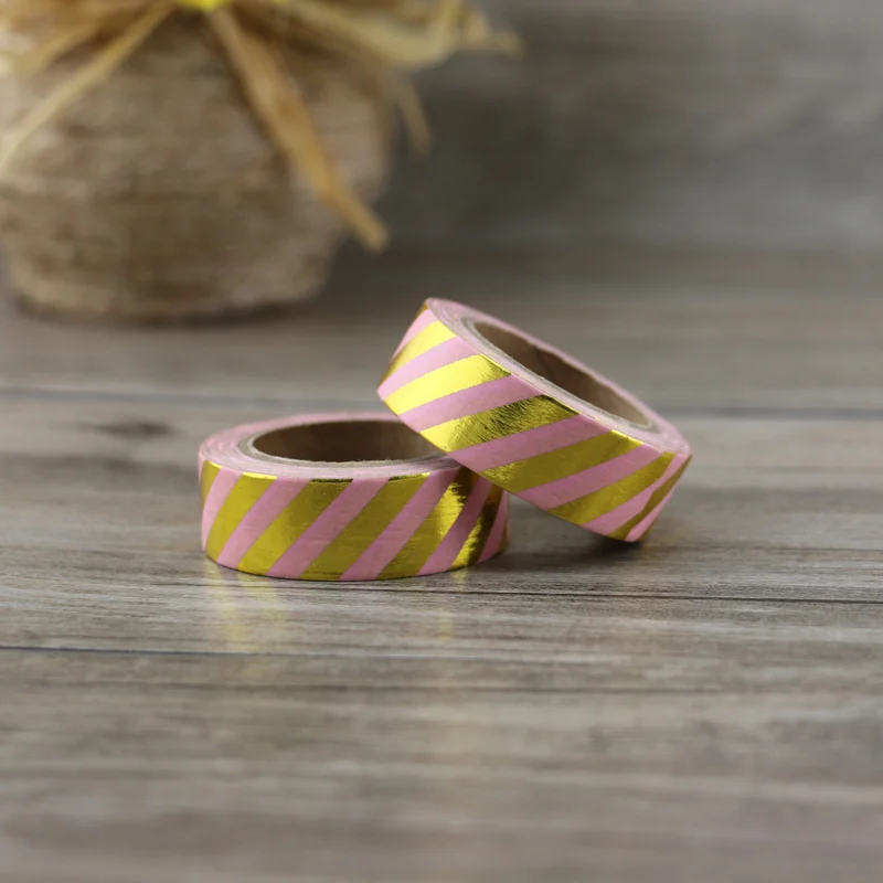 New 1x Arrival Silver pink Stripe Washi Tape Adhesive Scrapbooking Tools Christmas Party Kawaii Cute Paper Washi Paper
New 1x Arrival Silver pink Stripe Washi Tape Adhesive Scrapbooking Tools Christmas Party Kawaii Cute Paper Washi Paper