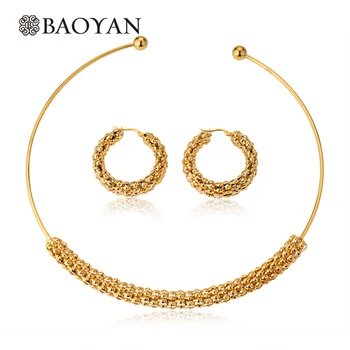 Baoyan Gold Silver Stainless Steel Jewelry Sets Titanium Bridal Wedding Jewelry Sets 2019 Trendy Ladies Jewellery Sets For Women
Baoyan Gold Silver Stainless Steel Jewelry Sets Titanium Bridal Wedding Jewelry Sets 2019 Trendy Ladies Jewellery Sets For Women