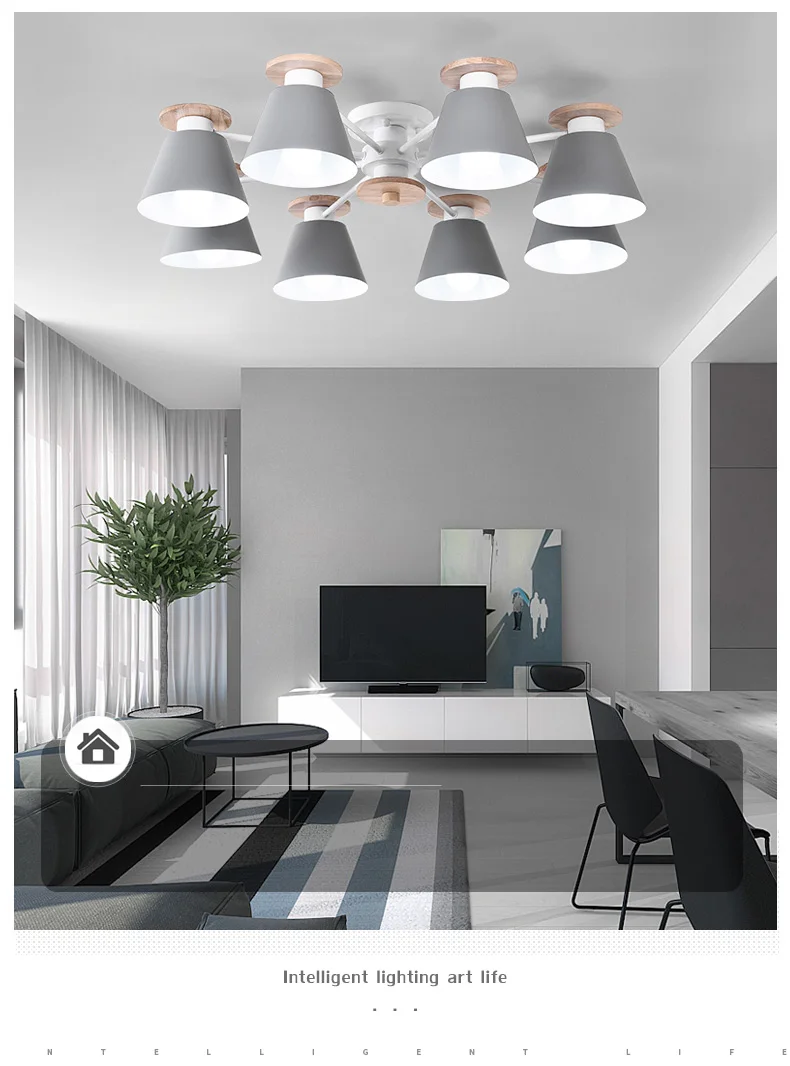 led ceiling light modern lamp living room lighting fixtures 6