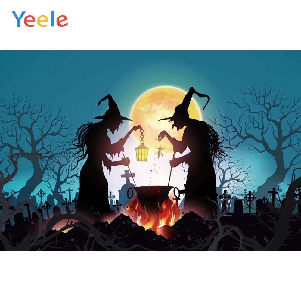 Yeele Halloween Night Moon Witch Forest Fire Cross Photography Backgrounds Customized Photographic Backdrops for Photo Studio
Yeele Halloween Night Moon Witch Forest Fire Cross Photography Backgrounds Customized Photographic Backdrops for Photo Studio