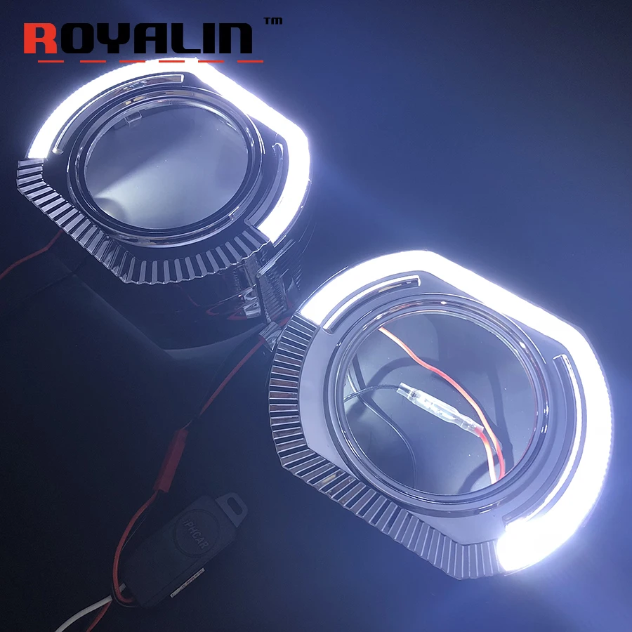 ROYALIN Car LED DRL Angel Eyes Shrouds For BMW Sports Type Halo Rings Motorcycle Headlights Night Daytime Running Light Retrofit
ROYALIN Car LED DRL Angel Eyes Shrouds For BMW Sports Type Halo Rings Motorcycle Headlights Night Daytime Running Light Retrofit