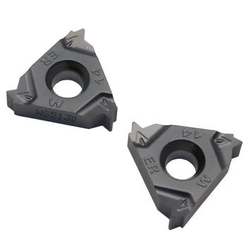 20PCS WS5125 16ER 14W PVD External thread cutting insert CNC lathe carbide turning tool for stainless steel
20PCS WS5125 16ER 14W PVD External thread cutting insert CNC lathe carbide turning tool for stainless steel