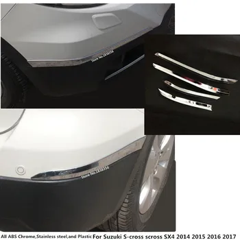 For Suzuki S-Cross Scross SX4 2014 2015 2016 2017 Rear Back Bumper Corner Protection Trim Frame Edge Board ABS Chrome 4pcs
For Suzuki S-Cross Scross SX4 2014 2015 2016 2017 Rear Back Bumper Corner Protection Trim Frame Edge Board ABS Chrome 4pcs