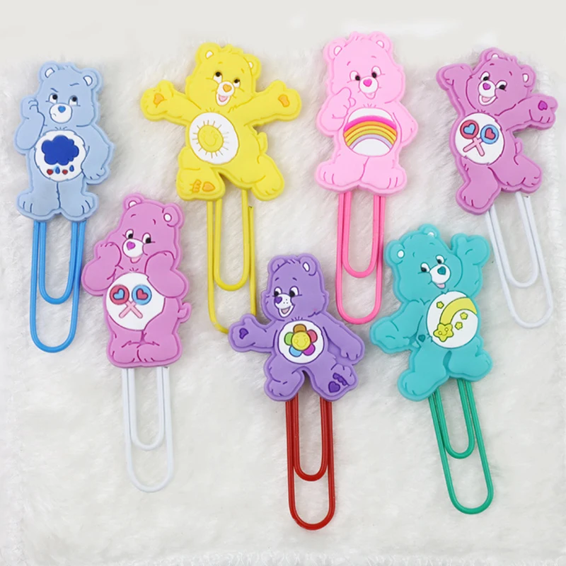 1x Rainbow bear cartoon paper clip silicone material escolar bookmarks for books stationery school supplies papelaria child gift
1x Rainbow bear cartoon paper clip silicone material escolar bookmarks for books stationery school supplies papelaria child gift
