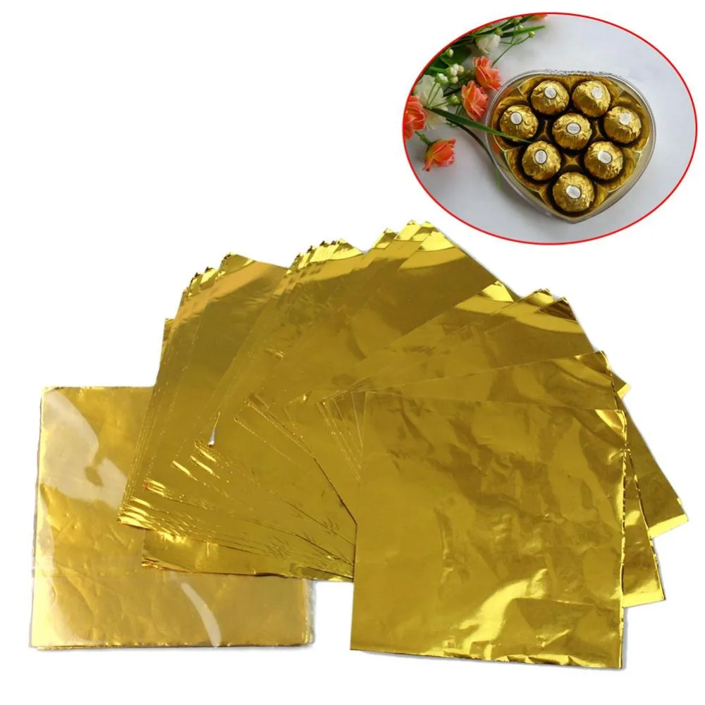 200 Pcs/lot Useful Square Candy Sweets Chocolate Foil Wrappers Confectionary Gold New 7.5cmx7.5cm Home Kitchen Accessories
200 Pcs/lot Useful Square Candy Sweets Chocolate Foil Wrappers Confectionary Gold New 7.5cmx7.5cm Home Kitchen Accessories