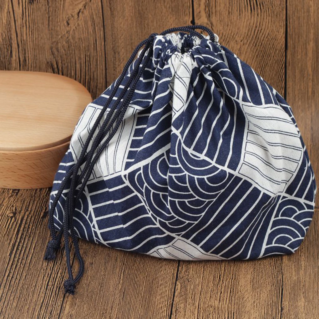 Simple Style Lunch Box Pouch Drawstring Cloth Cotton Linen Lunch Bag Snack Tote Organizer
Simple Style Lunch Box Pouch Drawstring Cloth Cotton Linen Lunch Bag Snack Tote Organizer