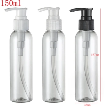 40pcs 150ML Round Soap Dispenser Bottle Transparent , Empty Shampoo Pump clear Bottles For Soap
40pcs 150ML Round Soap Dispenser Bottle Transparent , Empty Shampoo Pump clear Bottles For Soap