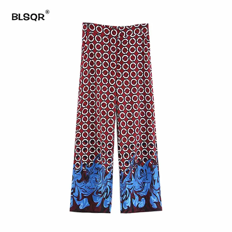 Women Vintage Geometric Print Pants Spliced Contrast Color Zipper Fly Ankle Length Pants Female Casual Trousers Pantalones Mujer
Women Vintage Geometric Print Pants Spliced Contrast Color Zipper Fly Ankle Length Pants Female Casual Trousers Pantalones Mujer