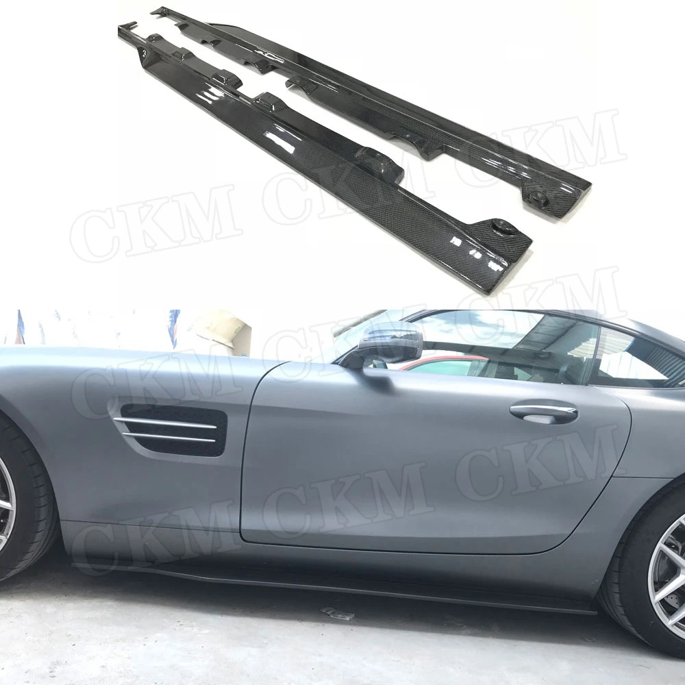 Carbon Fiber Side Skirts Aprons FRP Side Bumper Cover Body Kit for Mercedes Benz GT GTS GTR AMG Coupe 2 Door 2015 2016 2017 2018
Carbon Fiber Side Skirts Aprons FRP Side Bumper Cover Body Kit for Mercedes Benz GT GTS GTR AMG Coupe 2 Door 2015 2016 2017 2018