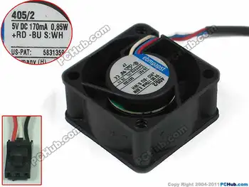 ebm-papst 405 /2 405 DC 5V 0.85W 40x40x20mm Server Cooling Fan