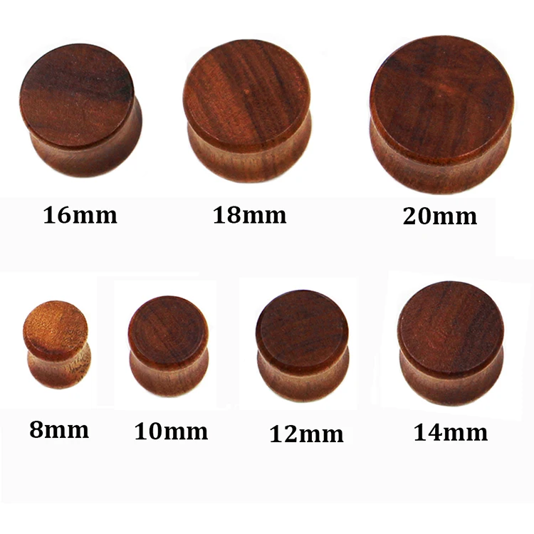 Cuibourtia solid saddle plugs (24)
