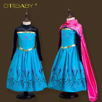 Desiger for Girls Anna Elsa Princess Cosplay Dress with Cloak Children Kids Snow Queen Long Sleeve Birthday Party Dress Costume
Desiger for Girls Anna Elsa Princess Cosplay Dress with Cloak Children Kids Snow Queen Long Sleeve Birthday Party Dress Costume