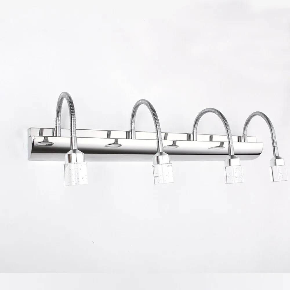 Modern LED Crystal Bathroom Wall Lamp Mirror Front Stainless Steel Adjustable Glass Head Wall Light Washroom crystal wall sconce
Modern LED Crystal Bathroom Wall Lamp Mirror Front Stainless Steel Adjustable Glass Head Wall Light Washroom crystal wall sconce
