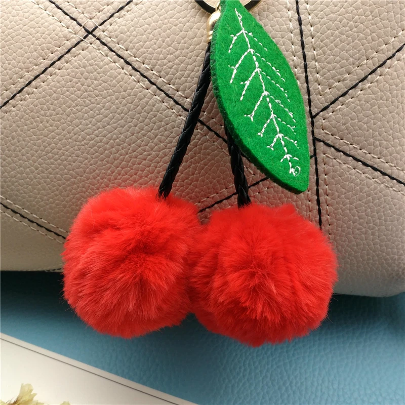Bag Pendant Cherry Rex Faux Fur Colorful Red Stuffed Fluffly KeyChain Women Wallet Handbag Schoolbag Cute Accessories Lovely
Bag Pendant Cherry Rex Faux Fur Colorful Red Stuffed Fluffly KeyChain Women Wallet Handbag Schoolbag Cute Accessories Lovely