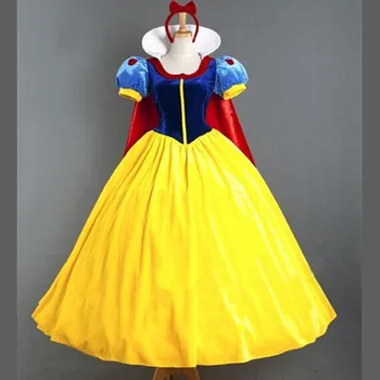 Hot Style New Snow White Princess Dress Cosplay Costume Christmas Halloween Party Adult Women Costume Girl Gifts Free Shipping
Hot Style New Snow White Princess Dress Cosplay Costume Christmas Halloween Party Adult Women Costume Girl Gifts Free Shipping