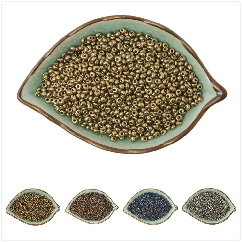 New Style Design 1000Pcs 3mm Czech Glass Seed Spacer Beads Jewelry Making DIY Pick 5 Colors BBG06-02
New Style Design 1000Pcs 3mm Czech Glass Seed Spacer Beads Jewelry Making DIY Pick 5 Colors BBG06-02