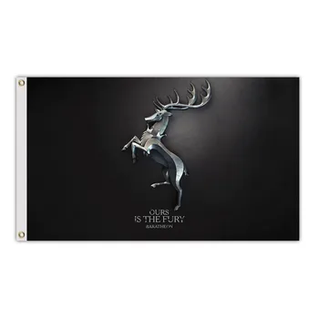 Custom Polyester Nylon Fabric Game of Thrones House Baratheon Flag Banner Metal Style Printing Cool Wall Decor Flags 3x5 ft
Custom Polyester Nylon Fabric Game of Thrones House Baratheon Flag Banner Metal Style Printing Cool Wall Decor Flags 3x5 ft