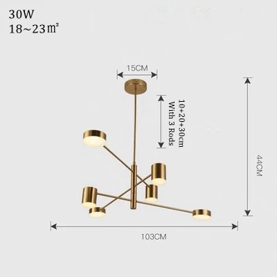 LukLoy Modern Chandelier Suspension Lighting Fixture Living Room Ceiling Hang Lamps Hanglamp Kitchen Branch Pendant Lamps Lights (22)