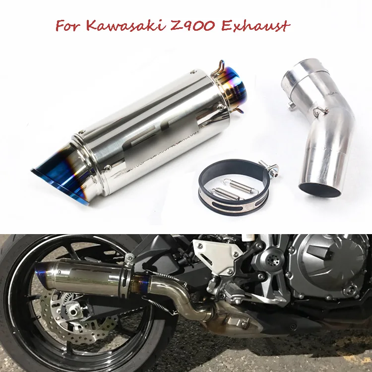 For Kawasaki Z900 Slip on Motorcycle Exhaust Pipe Escape Muffler Tip Modified Middle Link Connector Pipe
For Kawasaki Z900 Slip on Motorcycle Exhaust Pipe Escape Muffler Tip Modified Middle Link Connector Pipe
