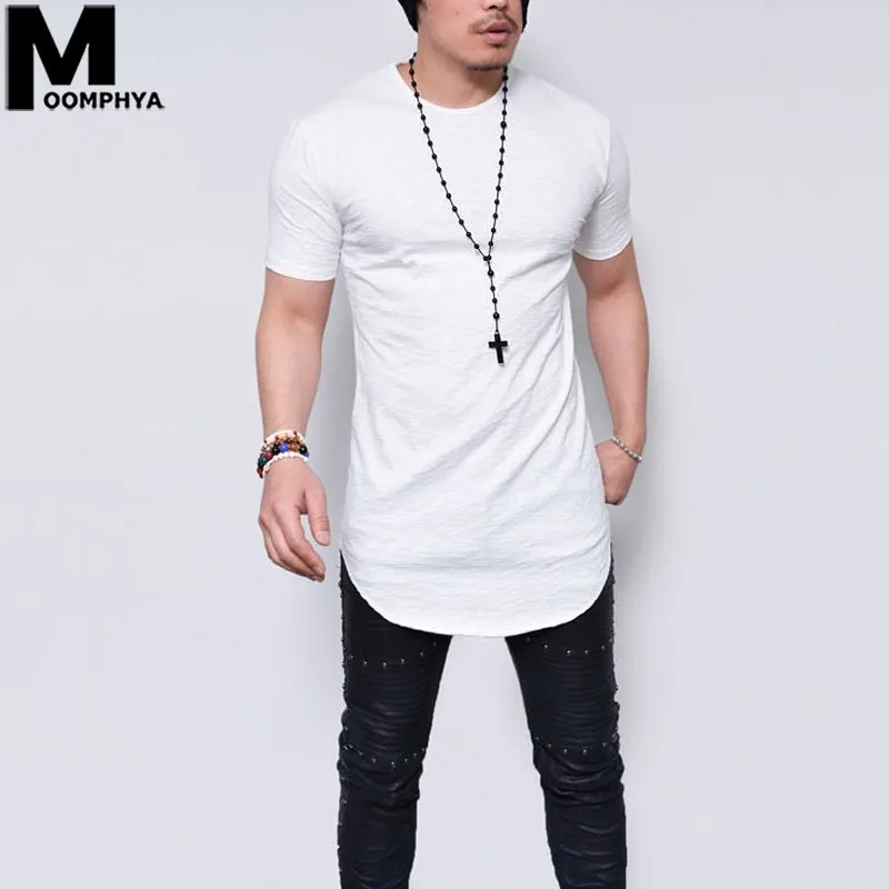 Moomphya Longline Curved Hem Short Sleeve Men T Shirt Casual Elastic Soft Solid Tee Shirt Men Male Tops Tee Plus Size S-5XL
Moomphya Longline Curved Hem Short Sleeve Men T Shirt Casual Elastic Soft Solid Tee Shirt Men Male Tops Tee Plus Size S-5XL