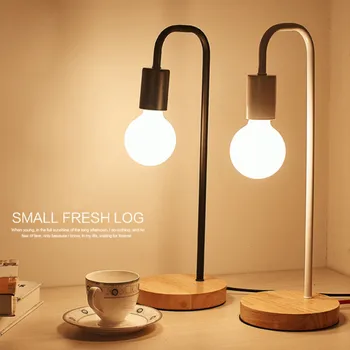 Nordic Retro Table Lamp Bedroom Bedside Office Lighting Personality Creative Concise Eye Protection Bulb Wood Decorative Lamp
Nordic Retro Table Lamp Bedroom Bedside Office Lighting Personality Creative Concise Eye Protection Bulb Wood Decorative Lamp