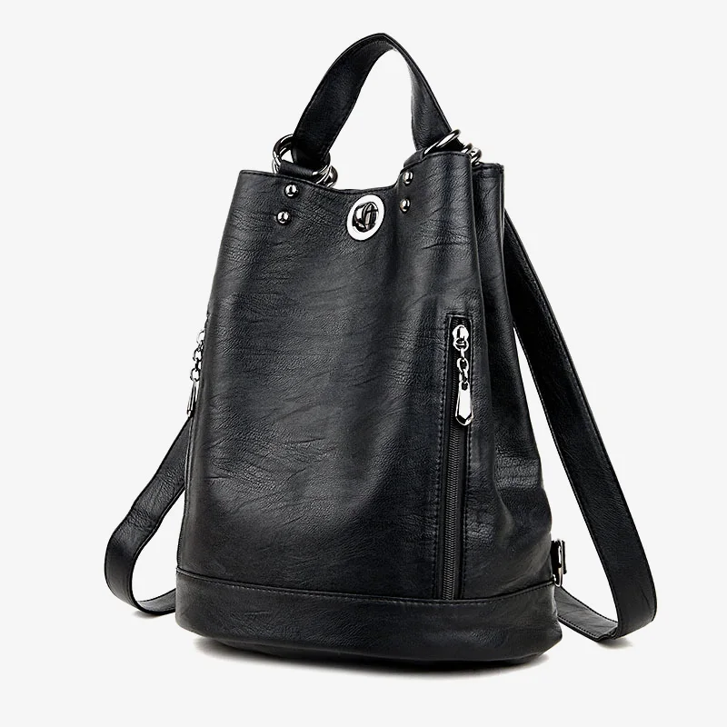 Female PU Leather Backpack Women's Casual Waterproof Bag School Bags For Teenage Girls Women Vintage Travel Backpacks Woman 2019
Female PU Leather Backpack Women's Casual Waterproof Bag School Bags For Teenage Girls Women Vintage Travel Backpacks Woman 2019