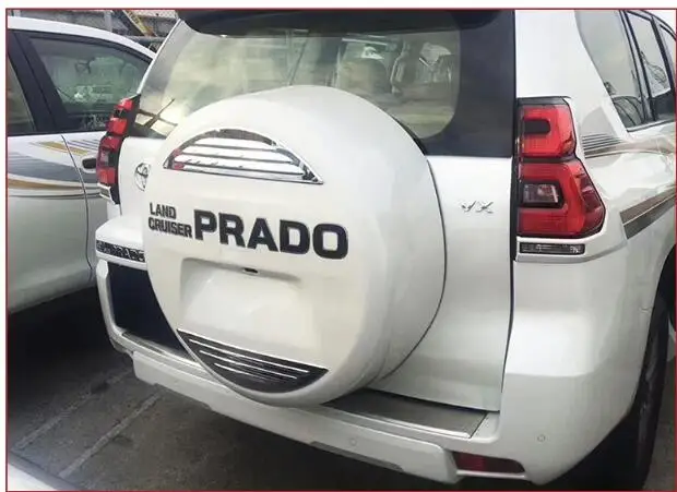 ABS Chrome Car Rear Spare Wheel Decorative Trim C For Toyota Land Cruiser Prado FJ150 2018 Car styling sticker
ABS Chrome Car Rear Spare Wheel Decorative Trim C For Toyota Land Cruiser Prado FJ150 2018 Car styling sticker