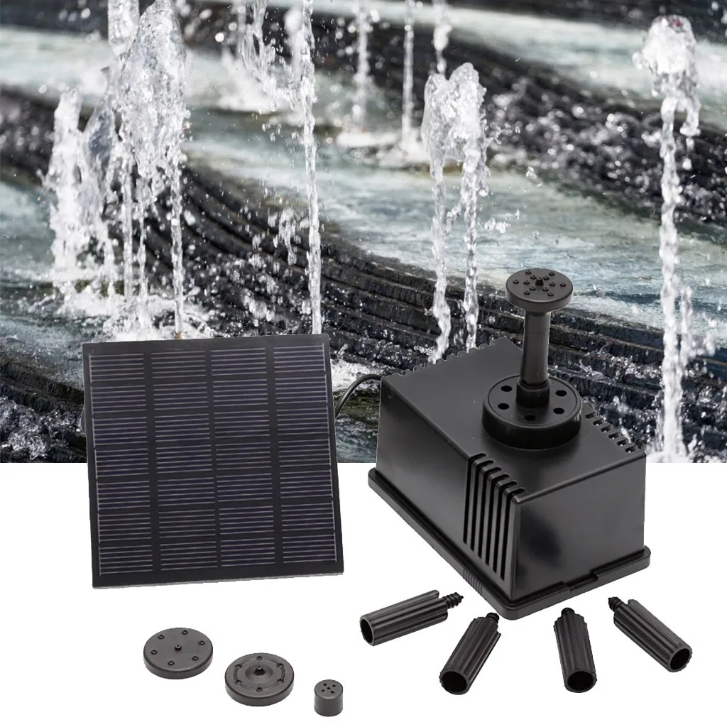 2019 New Arrivals Solar Fountain Pump Kit Free Standing 1.5W Solar Panel Water Pump For Garden Dropshipping
2019 New Arrivals Solar Fountain Pump Kit Free Standing 1.5W Solar Panel Water Pump For Garden Dropshipping