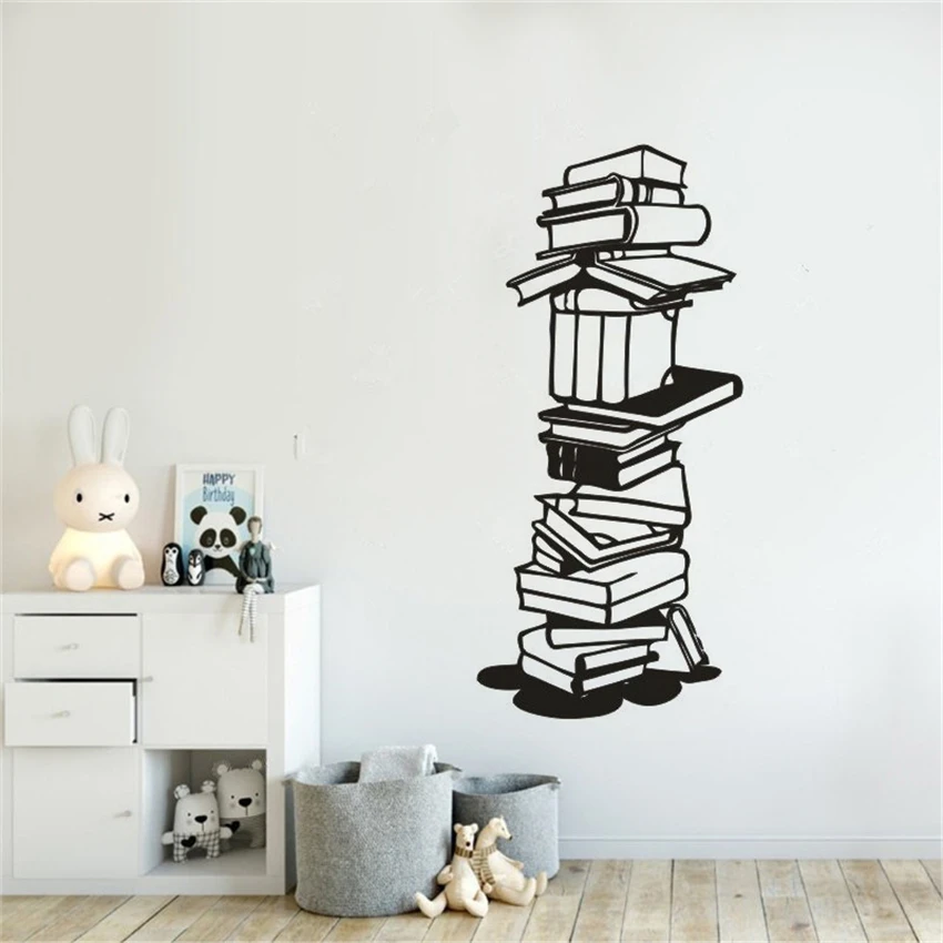 Reading wall stickers study decoration school books applique murals Art Decor Home Decor Removable Vinyl Nursery Kids Room MY669
Reading wall stickers study decoration school books applique murals Art Decor Home Decor Removable Vinyl Nursery Kids Room MY669