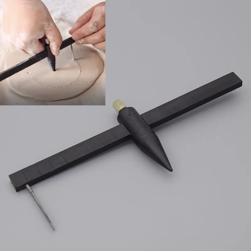 High Quality Plastic Compass Circle Cutter Cutting Caliper For Clay Pottery Tools Ceramic Cut 1-34cm
High Quality Plastic Compass Circle Cutter Cutting Caliper For Clay Pottery Tools Ceramic Cut 1-34cm