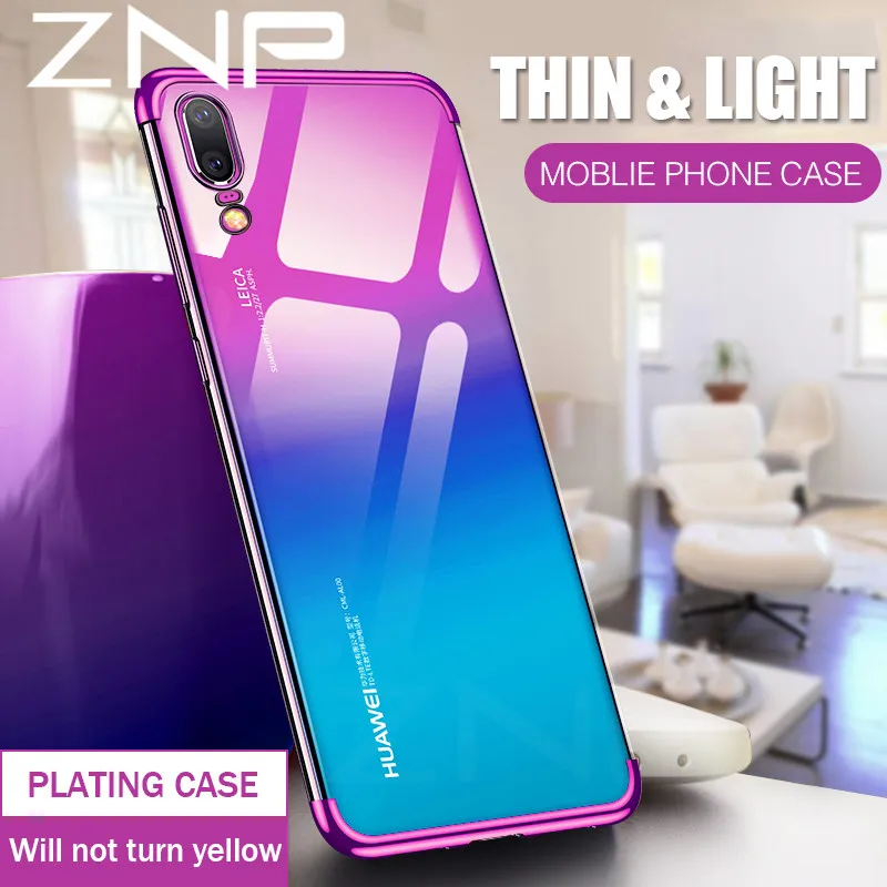 ZNP Luxury Plating Clear Case For Huawei P20 Pro Lite Transparent Silicon Phone Case For Huawei P20 Lite pro Soft TPU Back Cover
ZNP Luxury Plating Clear Case For Huawei P20 Pro Lite Transparent Silicon Phone Case For Huawei P20 Lite pro Soft TPU Back Cover