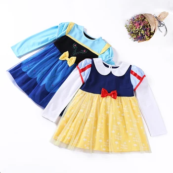 New Arrival Kids Girl Princess Dress Long Sleeve Snow white Clothing Elsa Christmas Costume Child Clothes
New Arrival Kids Girl Princess Dress Long Sleeve Snow white Clothing Elsa Christmas Costume Child Clothes