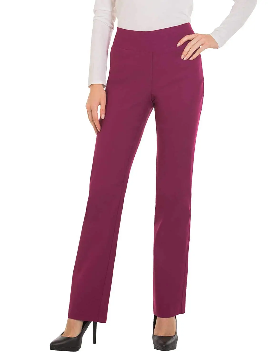 10 pieces Bootcut Dress Pants for Women -Stretch Comfy Work Pull on Womens Pant
10 pieces Bootcut Dress Pants for Women -Stretch Comfy Work Pull on Womens Pant