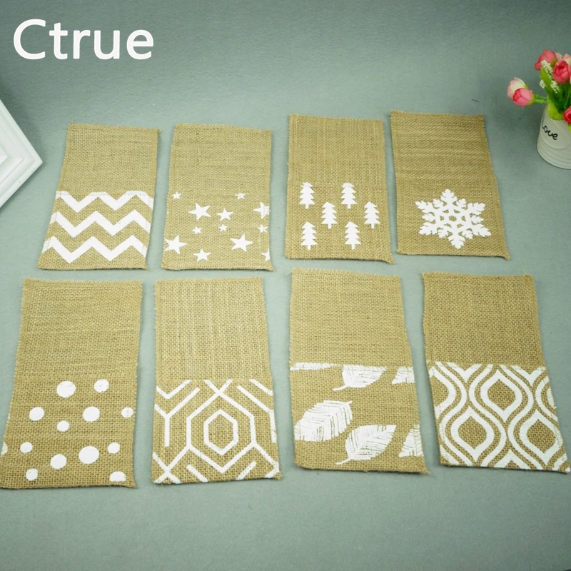 50pcs 11*21cm 8 design burlap Hessian Cutlery Holder Pouch Rustic Wedding Tableware Decoration Knife and Fork bag
50pcs 11*21cm 8 design burlap Hessian Cutlery Holder Pouch Rustic Wedding Tableware Decoration Knife and Fork bag