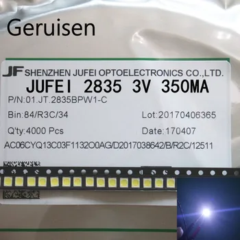 JUFEI LED Backlight 1210 3528 2835 1W 3V 84LM Cool white LCD Backlight for TV TV Application 01.JT.2835BPW1-C 8000PCS
JUFEI LED Backlight 1210 3528 2835 1W 3V 84LM Cool white LCD Backlight for TV TV Application 01.JT.2835BPW1-C 8000PCS