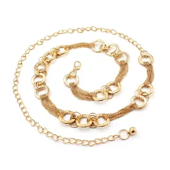 Women Lady Fashion All-match Metal Chain Style Belt Waist Belt Dress Accessories
Women Lady Fashion All-match Metal Chain Style Belt Waist Belt Dress Accessories