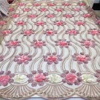 Cassiel 2019 Latest French Nigerian Laces Fabrics High Quality 3D African Laces Fabric Wedding African French Tulle Lace Pink
Cassiel 2019 Latest French Nigerian Laces Fabrics High Quality 3D African Laces Fabric Wedding African French Tulle Lace Pink