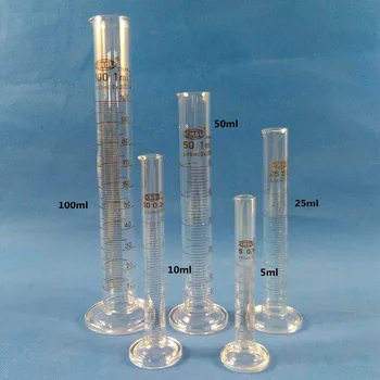 5Pcs/Set glass graduated cylinder, 5ml 10ml 25ml 50ml 100ml measuring Chemistry Laboratory Supplies Transparent Measuring Tool
5Pcs/Set glass graduated cylinder, 5ml 10ml 25ml 50ml 100ml measuring Chemistry Laboratory Supplies Transparent Measuring Tool
