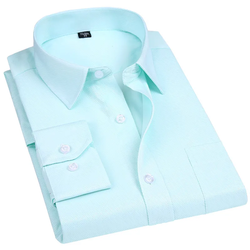 Men Dress Long Sleeve Shirt Brand New Fashion Designer High Quality Solid Male Clothing Fit Business Shirts White Blue Black 4XL
Men Dress Long Sleeve Shirt Brand New Fashion Designer High Quality Solid Male Clothing Fit Business Shirts White Blue Black 4XL