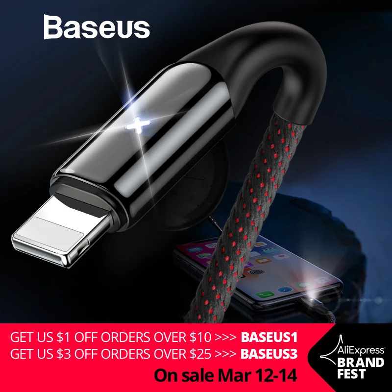 Baseus X Lighting USB Charger Cable for iPhone X 8 7 6 6s Plus 5 5s SE Fast Charging Data Cable 2.4A Quick Charge Charger Cable
Baseus X Lighting USB Charger Cable for iPhone X 8 7 6 6s Plus 5 5s SE Fast Charging Data Cable 2.4A Quick Charge Charger Cable