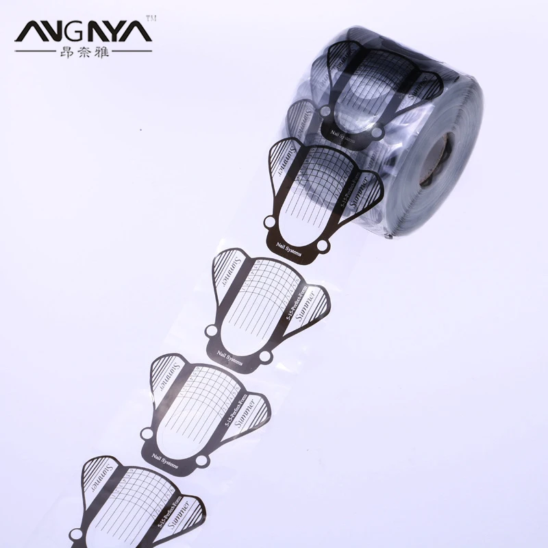ANGNYA 500Pcs Widen Plane Adhesive Nail Form Clear Black Nail Tips Extension Tool Using with Manicure Builder Gel A125
ANGNYA 500Pcs Widen Plane Adhesive Nail Form Clear Black Nail Tips Extension Tool Using with Manicure Builder Gel A125