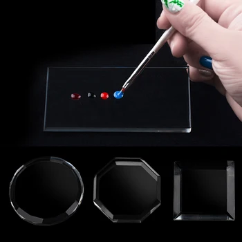 1Pcs Transparent Glass Pigment Paint Palette Mixing Spatula Palette Manicure Nail Art Tool High Quality Nail Plate 5Patterns
1Pcs Transparent Glass Pigment Paint Palette Mixing Spatula Palette Manicure Nail Art Tool High Quality Nail Plate 5Patterns