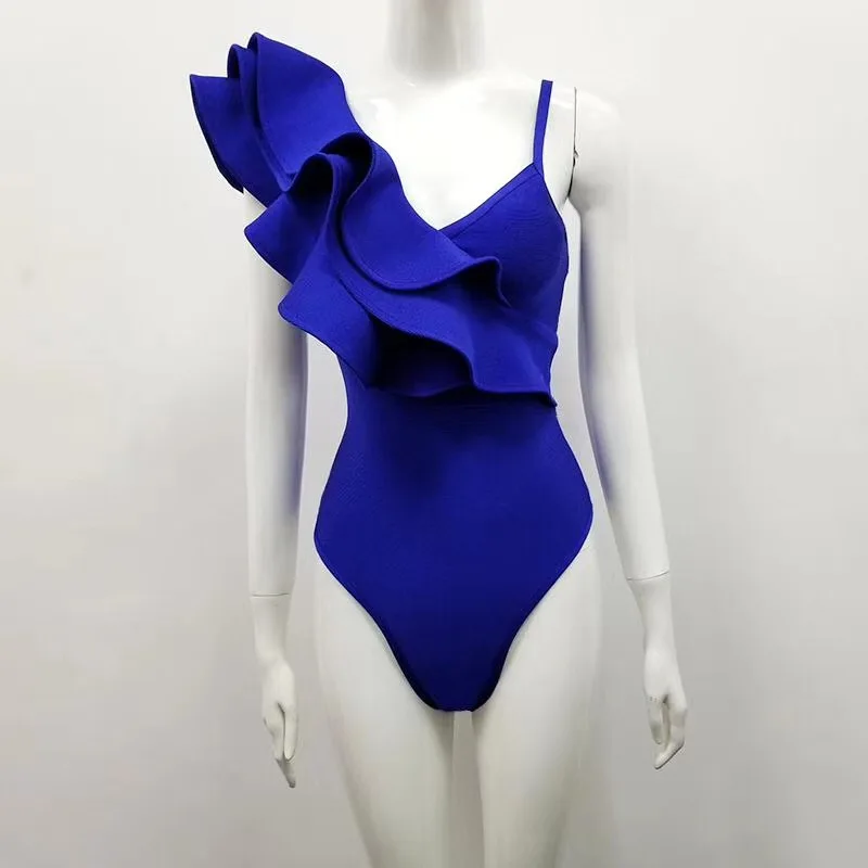 Ruffles 2018 Women Blue Spaghetti Strap Sleeveless Asymmetrical Party One Piece Bandage Bodycon Bathsuit
Ruffles 2018 Women Blue Spaghetti Strap Sleeveless Asymmetrical Party One Piece Bandage Bodycon Bathsuit