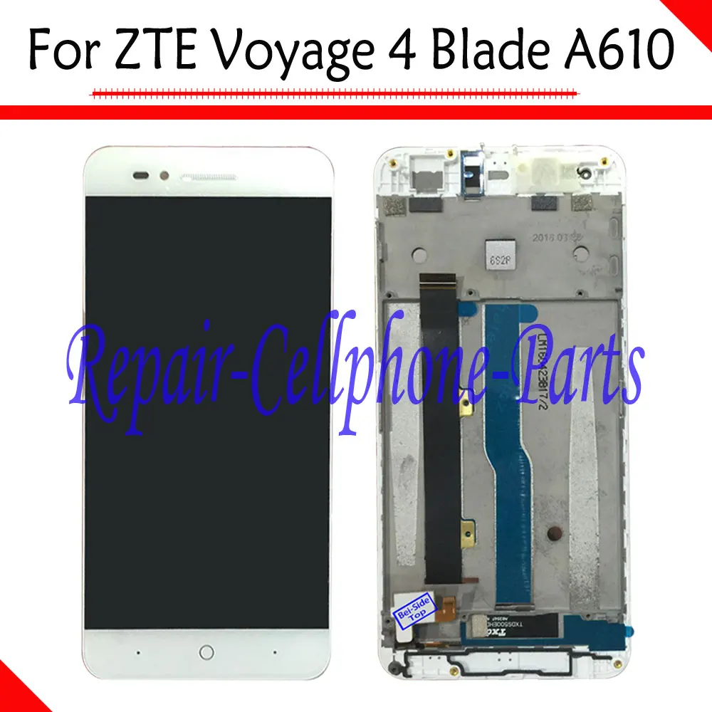 White 100% New Full LCD DIsplay + Touch Screen Digitizer + Frame Cover Assembly For ZTE Voyage 4 Blade A610 - Version A
White 100% New Full LCD DIsplay + Touch Screen Digitizer + Frame Cover Assembly For ZTE Voyage 4 Blade A610 - Version A