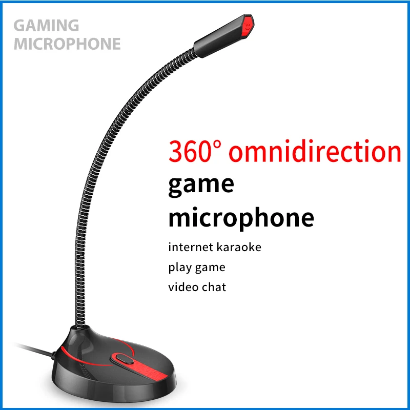 Flexible Audio 3.5mm Wired Studio Microphone Vocal Recording KTV Karaoke Microphone USB Condenser Desktop Computer Microphone
Flexible Audio 3.5mm Wired Studio Microphone Vocal Recording KTV Karaoke Microphone USB Condenser Desktop Computer Microphone